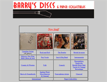 Tablet Screenshot of barrysdiscs.com